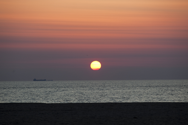 Sunset at Scheveningen Beach